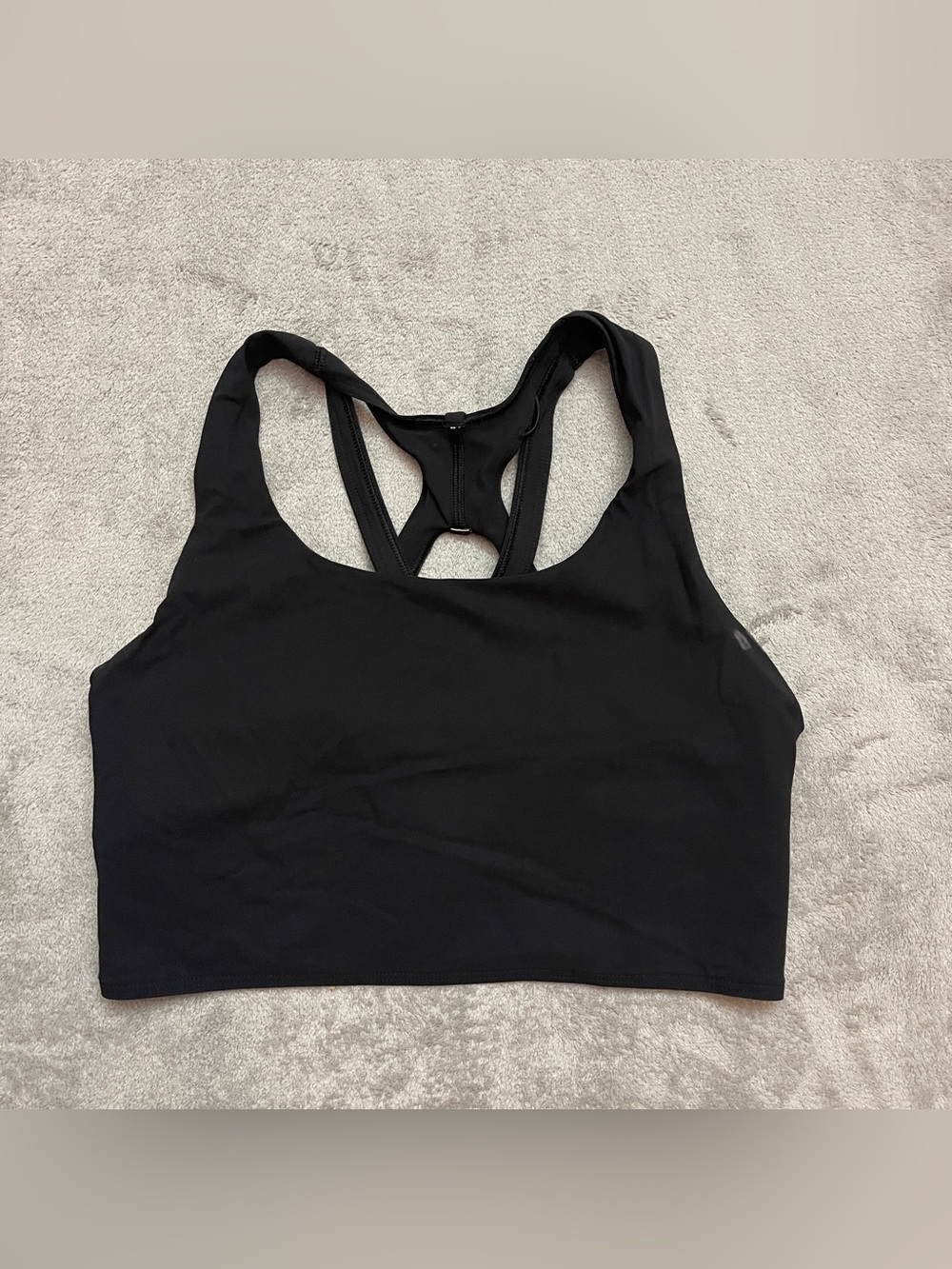 Lululemon Black Sport Bra Stash It Women Size 8
